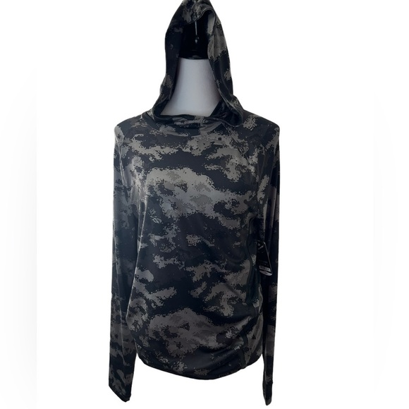Xersion quick Dri training hoodies Size small ladies black camo - Picture 1 of 5